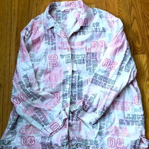 VICTORIA SECRET PAJAMA TOP- NWT- SIZE XL